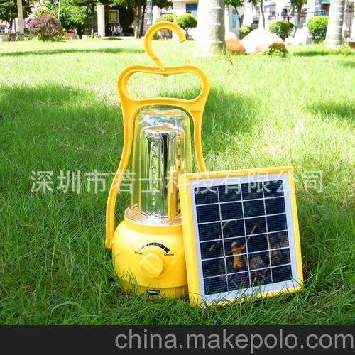 大功率太阳能应急灯 台灯 挂灯 35led 太阳能/usb充电 工厂直批